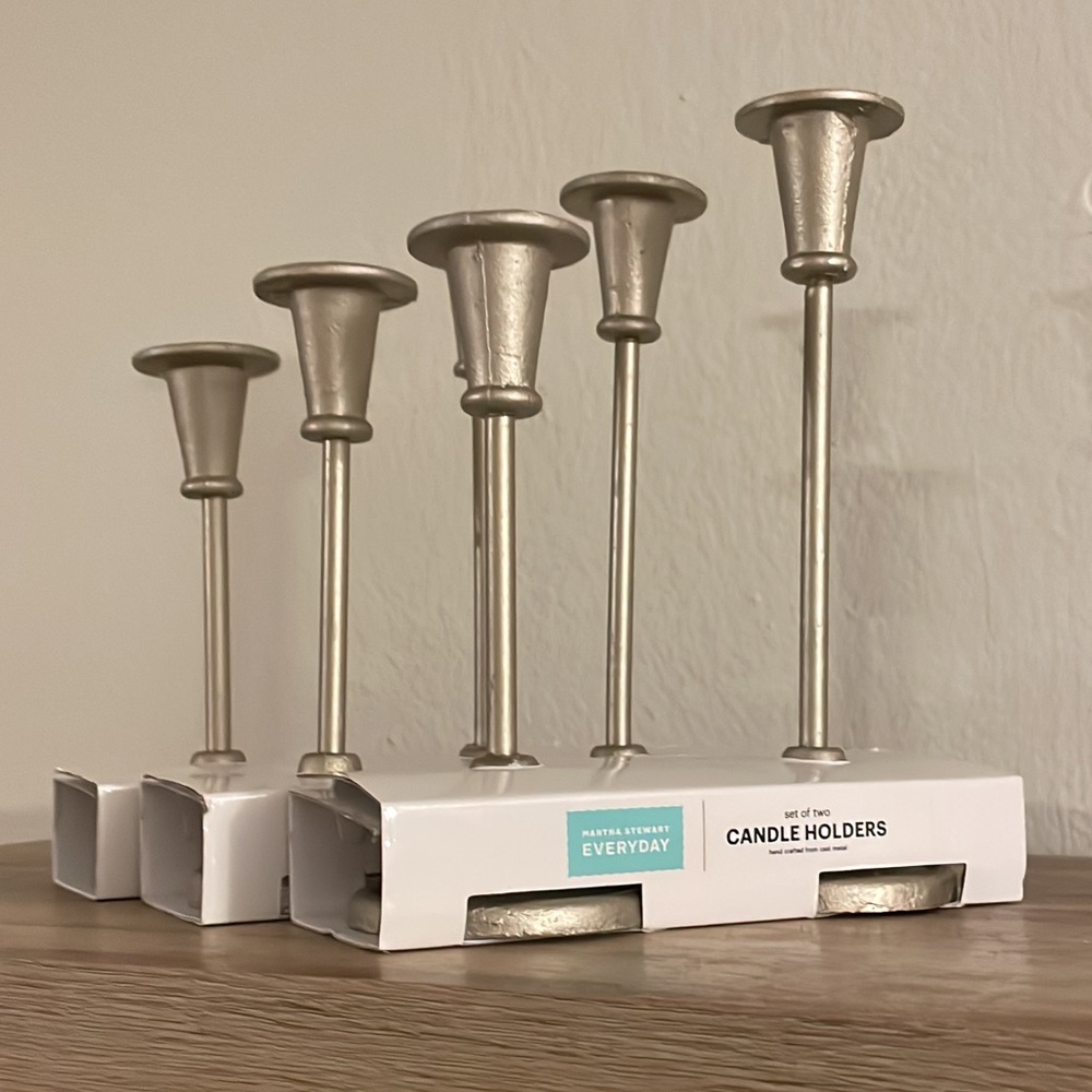 Martha Stewart Candle Holders